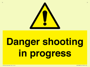 Danger shooting in progress